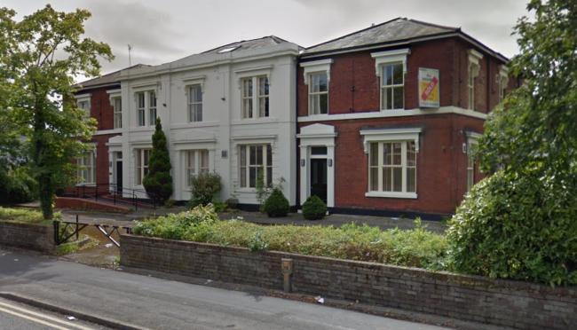 Exterior of a specialist supported-accommodation scheme.